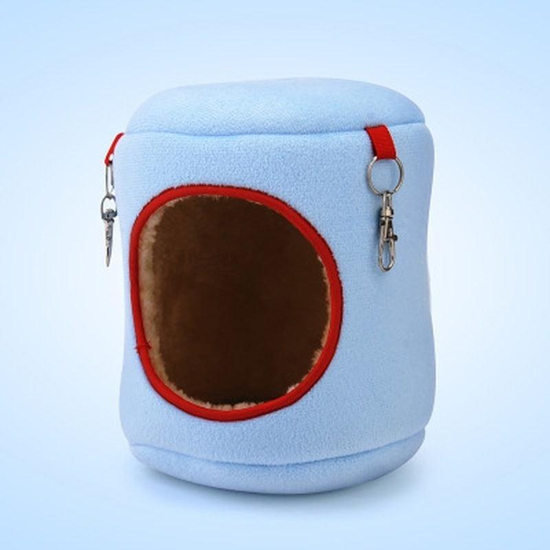 Cozy Flannel Hanging Nest For Small Pets - Hammock-Style Bed For Hamsters, Chinchillas, Squirrels