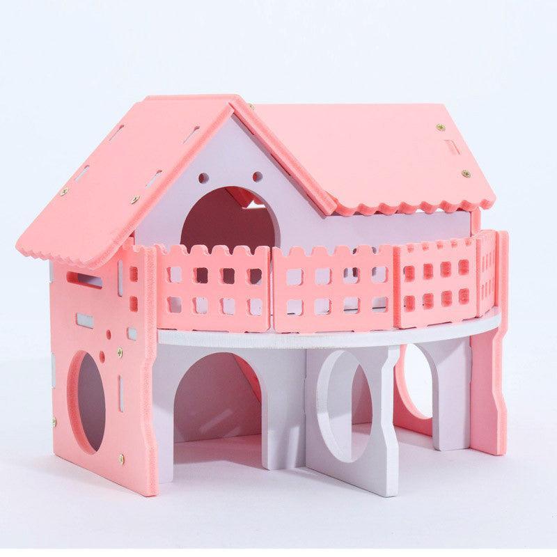 Cozy Woodland Retreat: Cute And Colorful Hamster Sleeping Nest
